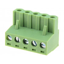XY2500F-B(5.08)-5P; Pluggable terminal block; 5.08mm; ways: 5; straight; plug; female; XINYA