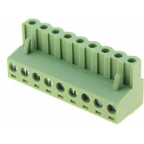 XY2500F-B(5.08)-9P; Pluggable terminal block; 5.08mm; ways: 9; straight; plug; female; XINYA