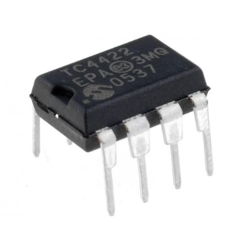 TC4422EPA; IC: driver; MOSFET gate driver; 9A; Channels: 1; 4.5÷18V; DIP8; MICROCHIP TECHNOLOGY