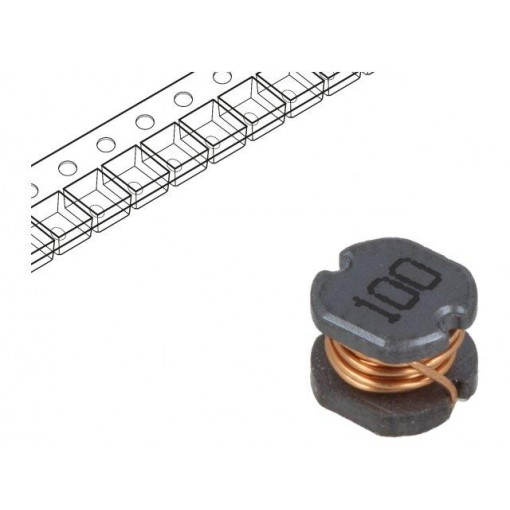 TCK-047; Inductor: wire; SMD; 10uH; 100mΩ; -40÷125°C; ±20%; 1.44A; TRACO POWER