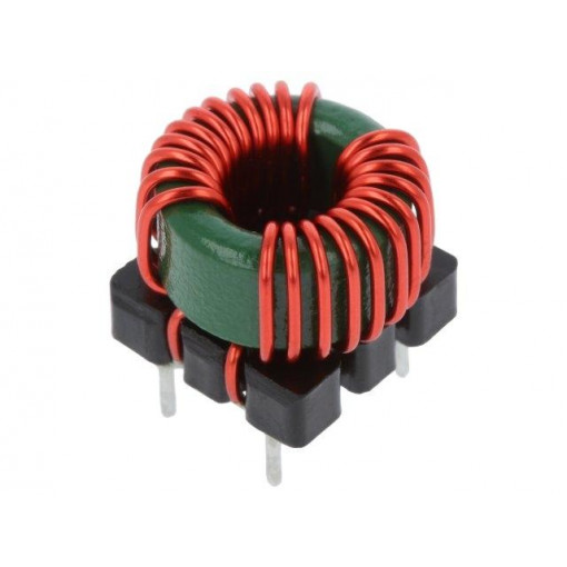TCK-067; Inductor: wire; THT; 620uH; 25mΩ; -40÷105°C; ±35%; 7.5A; 16x16x15mm; TRACO POWER