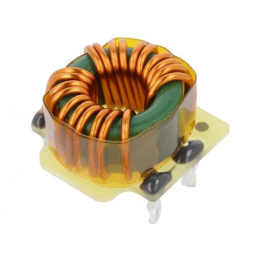 TCK-086; Inductor: wire; THT; 156uH; 2.5mΩ; -40÷105°C; ±35%; 25A; 500VDC; TRACO POWER