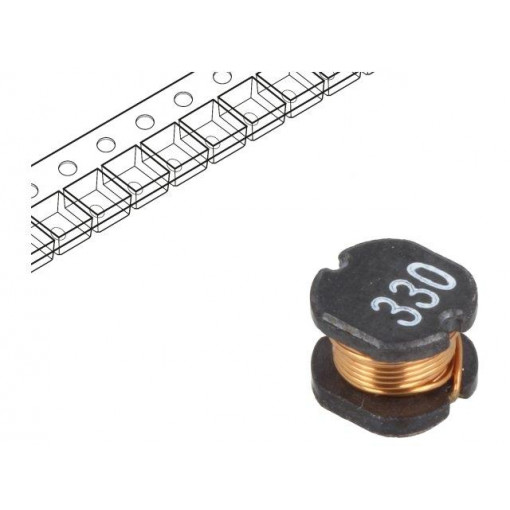 TCK-089; Inductor: wire; SMD; 33uH; 230mΩ; -40÷125°C; ±20%; 880mA; TRACO POWER