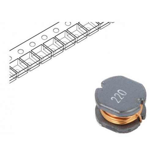 TCK-098; Inductor: wire; SMD; 22uH; 110mΩ; -40÷125°C; ±20%; 1.5A; 7.8x7x5mm; TRACO POWER