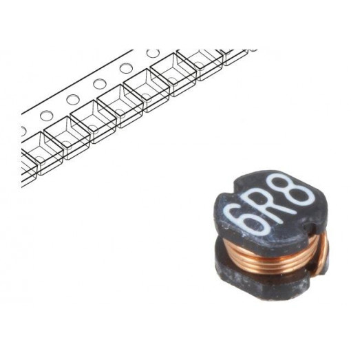 TCK-129; Inductor: wire; SMD; 6.8uH; 132mΩ; -40÷105°C; ±20%; 900mA; TRACO POWER
