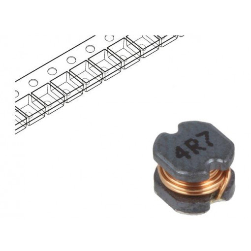 TCK-154; Inductor: wire; SMD; 4.7uH; 109mΩ; -40÷125°C; ±20%; 1.15A; TRACO POWER