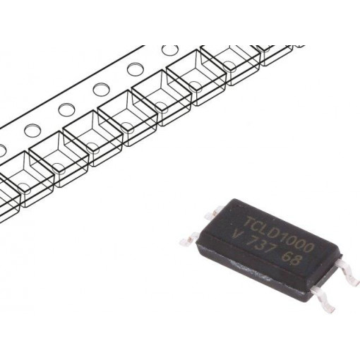 TCLD1000; Optocoupler; SMD; Channels: 1; Out: Darlington; Uinsul: 5kV; Uce: 35V; VISHAY