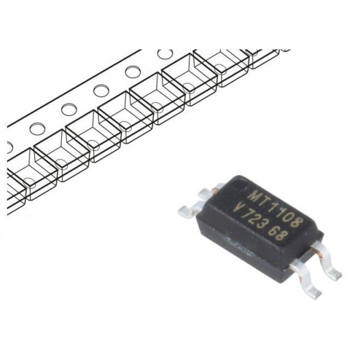 TCMT1108; Optocoupler; SMD; Channels: 1; Out: transistor; Uinsul: 3.75kV; VISHAY