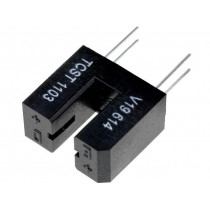 TCST1103; Sensor: optocoupler; Slot width: 3.1mm; Aperture width: 1mm; 70V; VISHAY