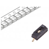TDA01H0SB1R; Switch: DIP-SWITCH; Poles number: 1; OFF-ON; 0.025A/24VDC; Pos: 2; C&K