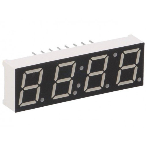 TDCG1060M; Display: LED; 7-segment; 10mm; 0.39