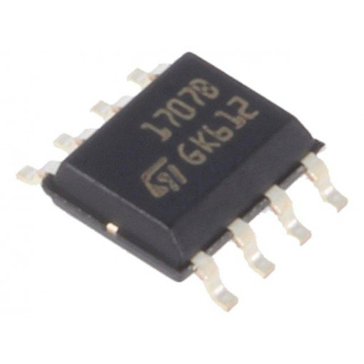 TDE1707BFP; IC: power switch; high-/low-side,LED controller; 500mA; SMD; SO8; STMicroelectronics