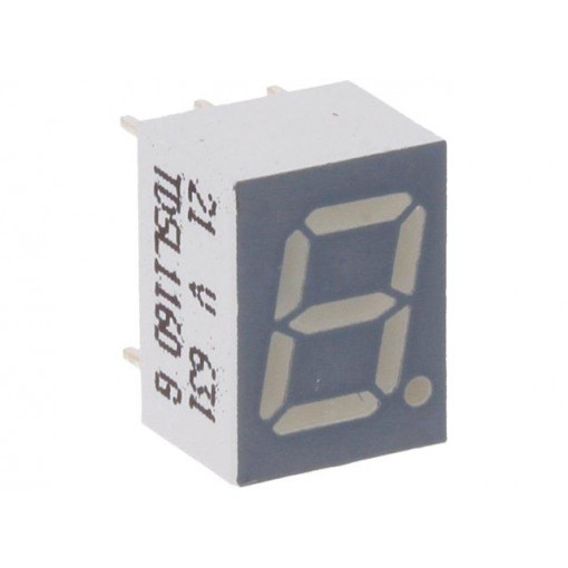 TDSL1160; Display: LED; 7-segment; 7mm; 0.28