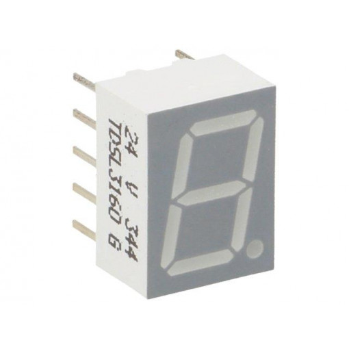 TDSL3160; Display: LED; 7-segment; 10mm; 0.39