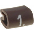 05811101; Markers for cables and wires; Label symbol: 1; 2÷3.2mm; PVC; TE Connectivity