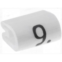 05811909; Markers for cables and wires; Label symbol: 9; 2÷3.2mm; PVC; TE Connectivity 05811909; Markers for cables and wires; Label symbol: 9; 2÷3.2mm; PVC; TE Connectivity