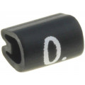06161000; Markers for cables and wires; Label symbol: 0; 2.9÷4.7mm; PVC; TE Connectivity