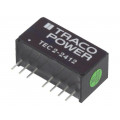 TEC 2-2412; Converter: DC/DC; 2W; Uin: 18÷36V; 12VDC; Iout: 167mA; SIP8; 4.5g; TRACO POWER