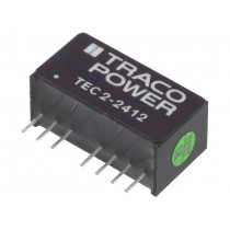TEC 2-2412; Converter: DC/DC; 2W; Uin: 18÷36V; 12VDC; Iout: 167mA; SIP8; 4.5g; TRACO POWER