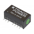 TEC 2-2415; Converter: DC/DC; 2W; Uin: 18÷36V; 24VDC; Iout: 83mA; SIP8; 4.5g; TRACO POWER