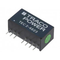 TEC 2-4823; Converter: DC/DC; 2W; Uin: 36÷75V; Uout: 15VDC; Uout2: -15VDC; SIP8; TRACO POWER