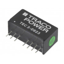 TEC 3-0923; Converter: DC/DC; 3W; Uin: 4.5÷13.2V; Uout: 15VDC; Uout2: -15VDC; TRACO POWER