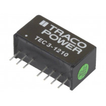 TEC 3-1210; Converter: DC/DC; 3W; Uin: 9÷18V; 3.3VDC; Iout: 700mA; SIP8; 4.5g; TRACO POWER