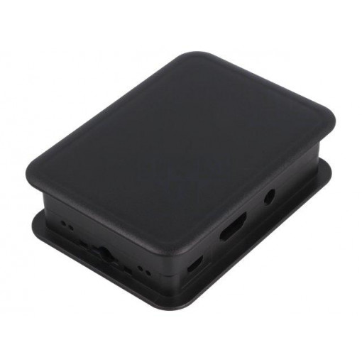 TEK-BERRY3.9; Enclosure: for computer; Raspberry Pi 3; black; X: 73mm; Y: 100mm; TEKO