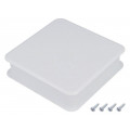 TEK-MBD.40; Enclosure: for computer; ABS + PC; grey; X: 103mm; Y: 103mm; Z: 27mm; TEKO TEK-MBD.40; Enclosure: for computer; ABS + PC; grey; X: 103mm; Y: 103mm; Z: 27mm; TEKO