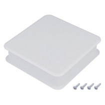 TEK-MBD.40; Enclosure: for computer; ABS + PC; grey; X: 103mm; Y: 103mm; Z: 27mm; TEKO