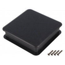 TEK-MBD.9; Enclosure: for computer; ABS + PC; black; X: 103mm; Y: 103mm; Z: 27mm; TEKO