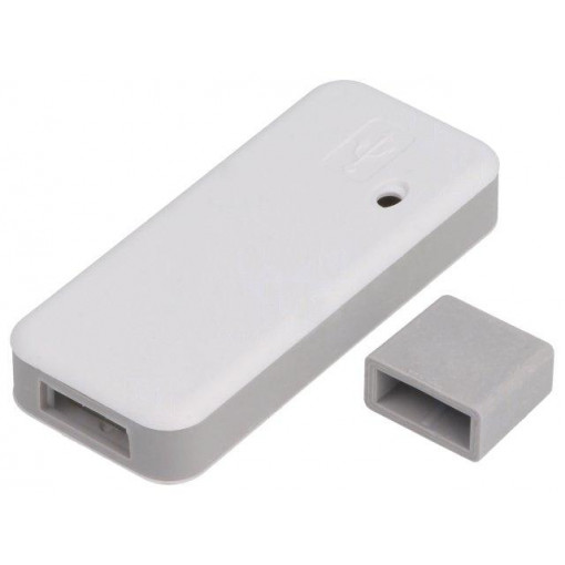 TEK-USB.30; Enclosure: for USB; X: 25mm; Y: 58mm; Z: 10mm; TEK-BERRY; light grey; TEKO
