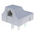 ; Adapter; RJ11 socket,WT4 plug; angled 90°; 