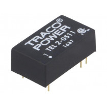 TEL 2-0511; Converter: DC/DC; 2W; Uin: 4.5÷9V; Uout: 5VDC; Iout: 400mA; DIP16; TRACO POWER