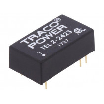 TEL 2-2423; Converter: DC/DC; 2W; Uin: 18÷36V; Uout: 15VDC; Uout2: -15VDC; DIP16; TRACO POWER