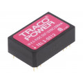 TEL 3-0512; Converter: DC/DC; 3W; Uin: 4.5÷9V; Uout: 12VDC; Iout: 250mA; DIP24; TRACO POWER