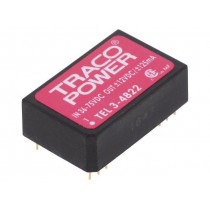 TEL 3-4822; Converter: DC/DC; 3W; Uin: 36÷75V; Uout: 12VDC; Uout2: -12VDC; DIP24; TRACO POWER