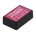 TEL 5-1222; Converter: DC/DC; 5W; Uin: 9÷18V; Uout: 12VDC; Uout2: -12VDC; DIP24; TRACO POWER