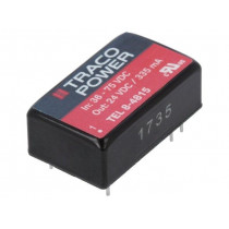 TEL 8-4815; Converter: DC/DC; 8W; Uin: 36÷75V; Uout: 24VDC; Iout: 335mA; DIP16; TRACO POWER