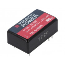 TEL 8-4823; Converter: DC/DC; 8W; Uin: 36÷75V; Uout: 15VDC; Uout2: -15VDC; DIP16; TRACO POWER
