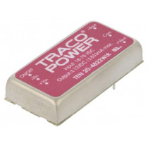 TEN 20-4822WIR; Converter: DC/DC; 20W; Uin: 18÷75V; Uout: 12VDC; Uout2: -12VDC; 2