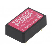 TEN 3-1210N; Converter: DC/DC; 3W; Uin: 9÷18V; 3.3VDC; Iout: 750mA; DIP24; 12.8g; TRACO POWER