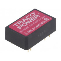 TEN 3-2422WIN; Converter: DC/DC; 3W; Uin: 9÷36V; Uout: 12VDC; Uout2: -12VDC; DIP24; TRACO POWER