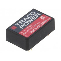 TEN 3-4812WIN; Converter: DC/DC; 3W; Uin: 18÷75V; 12VDC; Iout: 250mA; DIP24; 12.8g; TRACO POWER