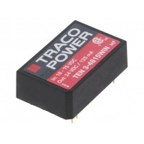 TEN 3-4815WIN; Converter: DC/DC; 3W; Uin: 18÷75V; 24VDC; Iout: 125mA; DIP24; 12.8g; TRACO POWER