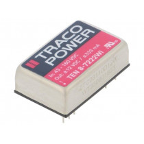 TEN 8-7222WI; Converter: DC/DC; 8W; Uin: 43÷160V; Uout: 12VDC; Uout2: -12VDC; DIP24; TRACO POWER