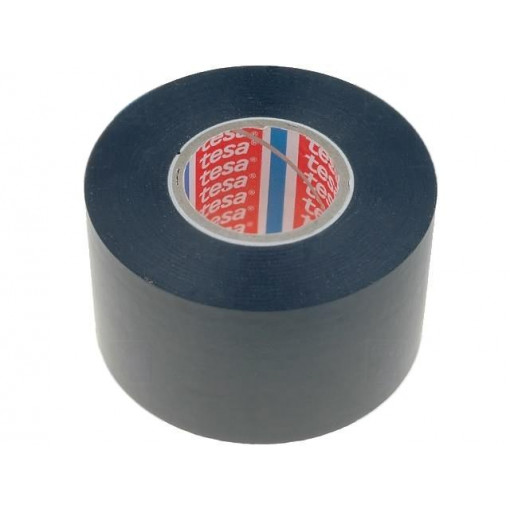 ; Tape: electrical insulating; W: 50mm; L: 33m; Thk: 130um; black; 250%; TESA