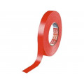 ; Tape: duct; W: 19mm; L: 50m; Thk: 310um; red; natural rubber; 13%; TESA