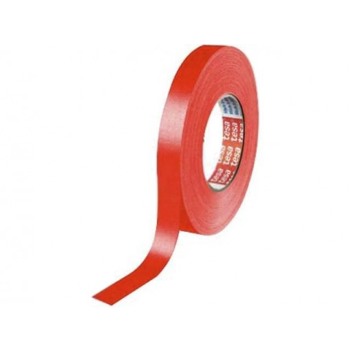 ; Tape: duct; W: 19mm; L: 50m; Thk: 310um; red; natural rubber; 13%; TESA ; Tape: duct; W: 19mm; L: 50m; Thk: 310um; red; natural rubber; 13%; TESA