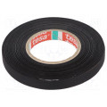 51025-00022-10; Fabric tape; PET wool; W: 9mm; L: 25m; black; TESA